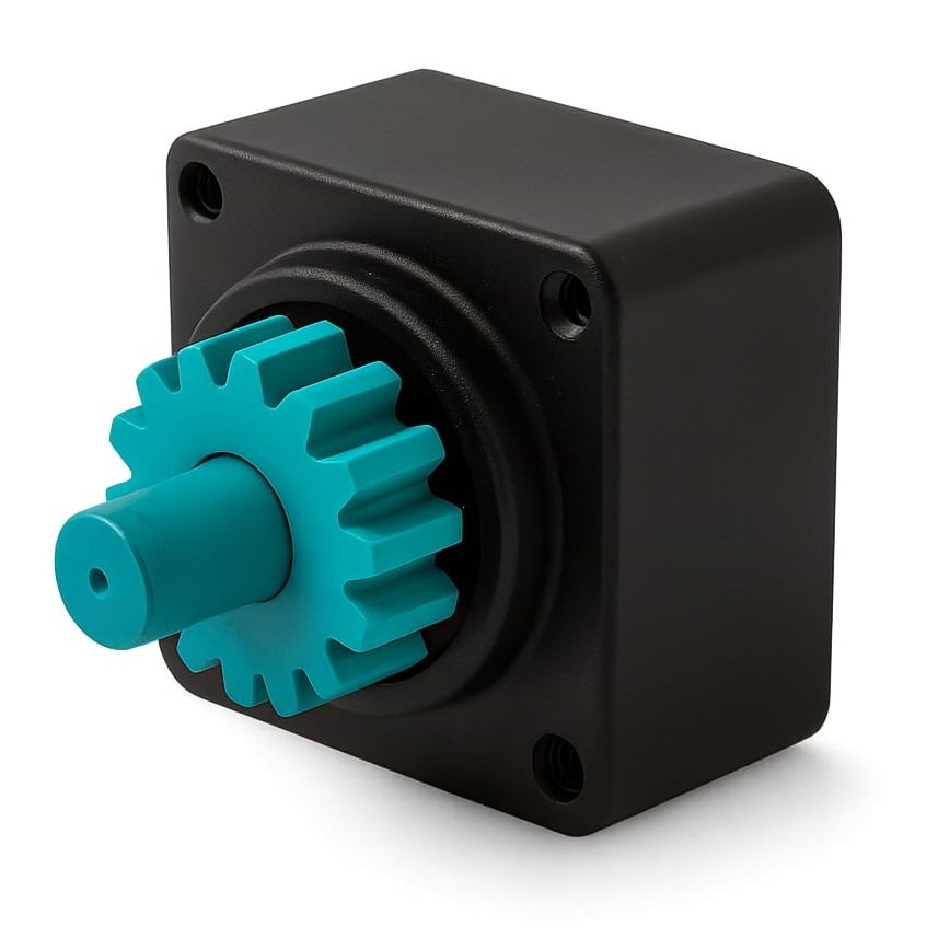 Electric motor with gear